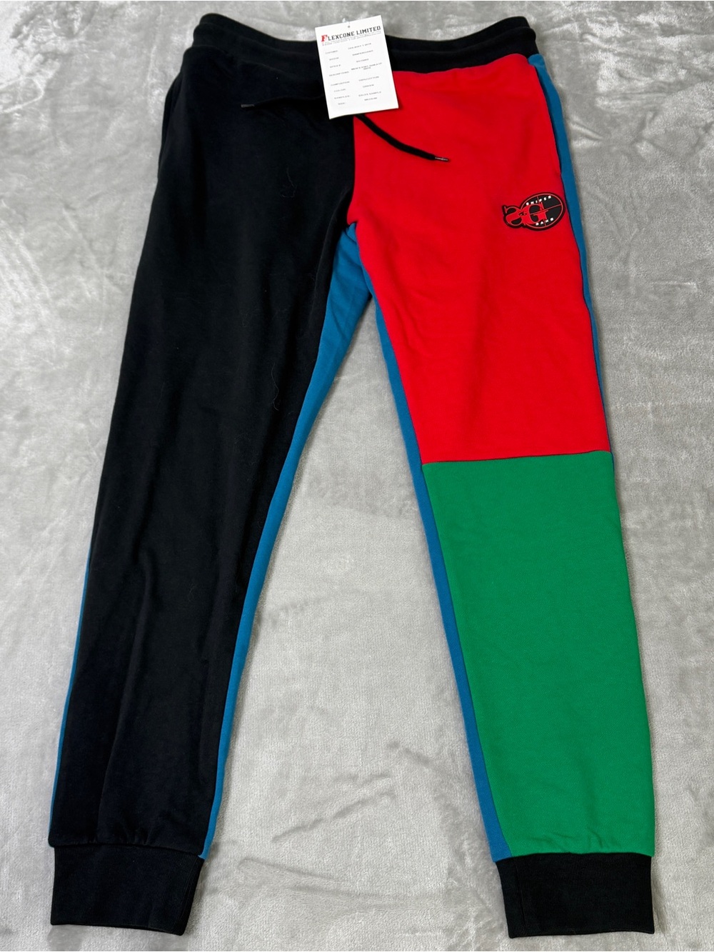 Sniper Gang Sweatpant Jogger Colorblock SAMPLE Men's Medium NWT Kodak
